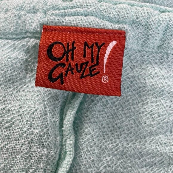 Oh My Gauze! Size 2 Large XL Top Blouse Cold Shoulder Boho Lagenlook - Picture 6 of 7